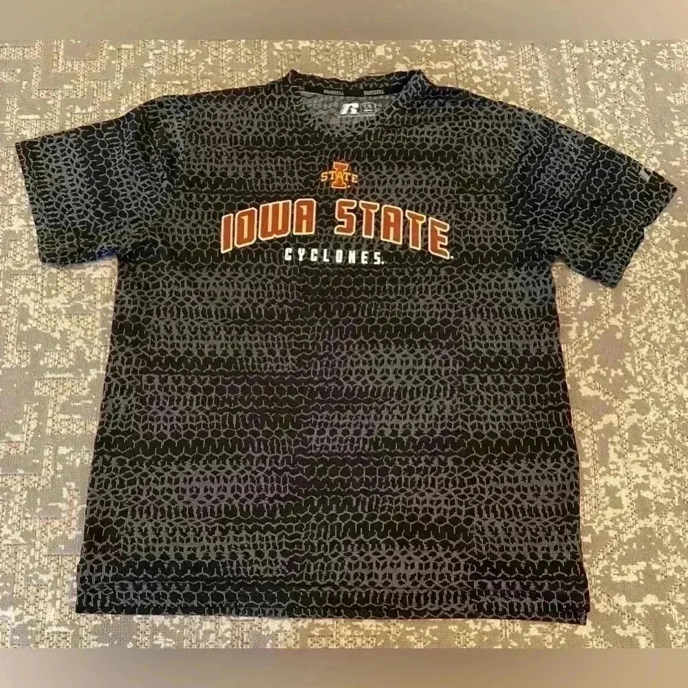 Iowa State Cyclones‎ Russell Men's shirt size Large color Black